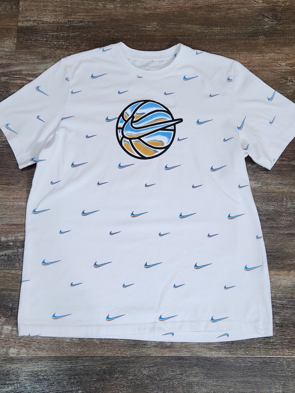 Nike Swoosh Ball Basketball T-Shirt (Size XL)